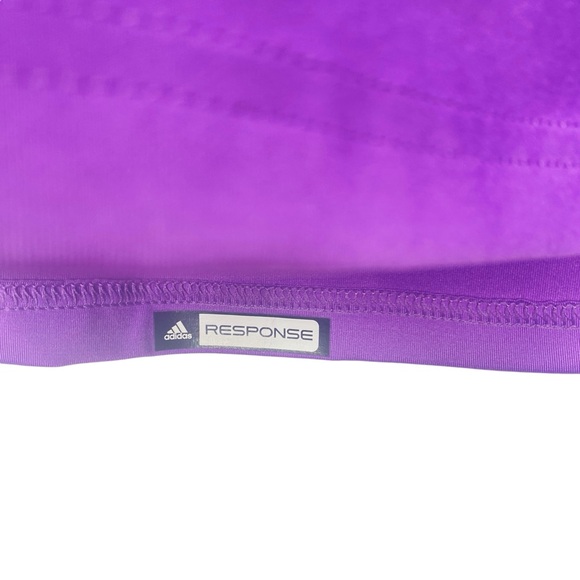 Adidas Response purple white logo side pleats tennis skort size small - Picture 5 of 8